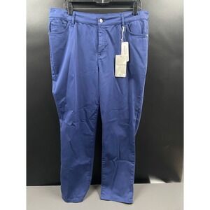 TOMMY BAHAMA‎ Mens Boracay High Rise Straight Leg Ankle Pants 32x28 Island Navy